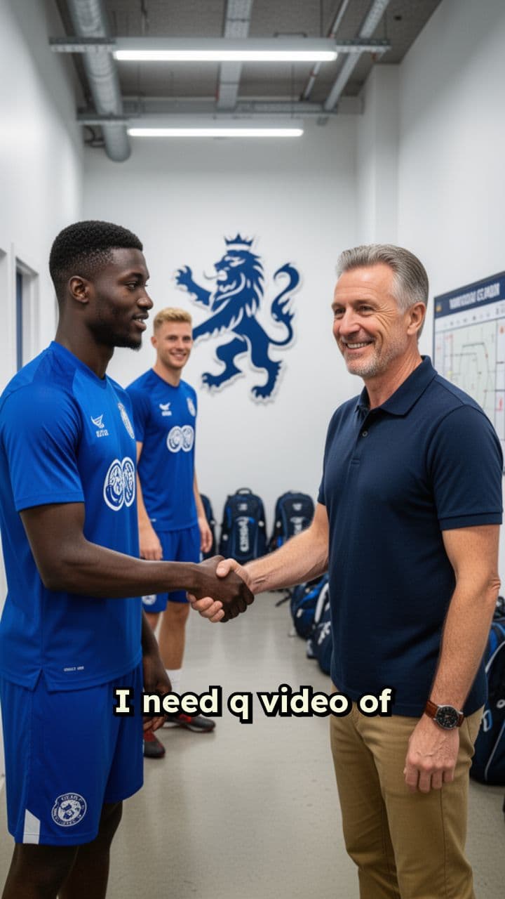 Greeting Chelsea Players Behind the Scenes