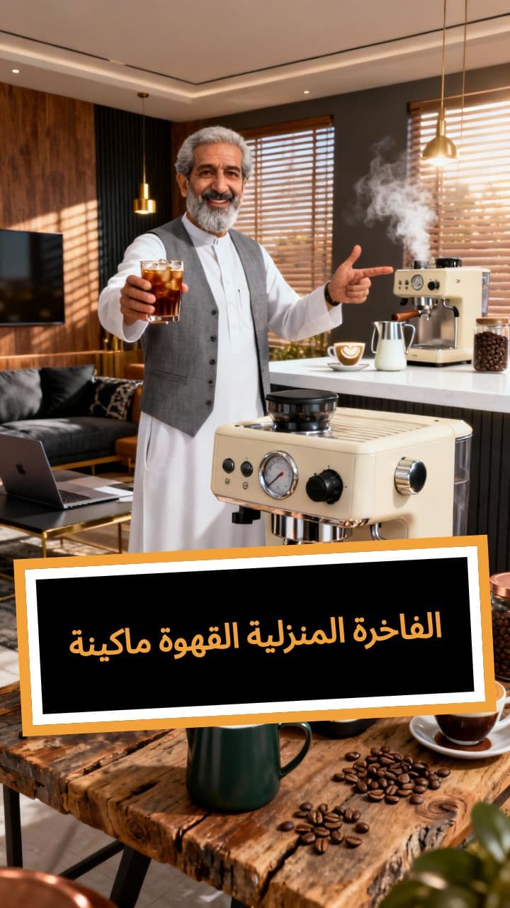 ماكينة القهوة المنزلية الفاخرة