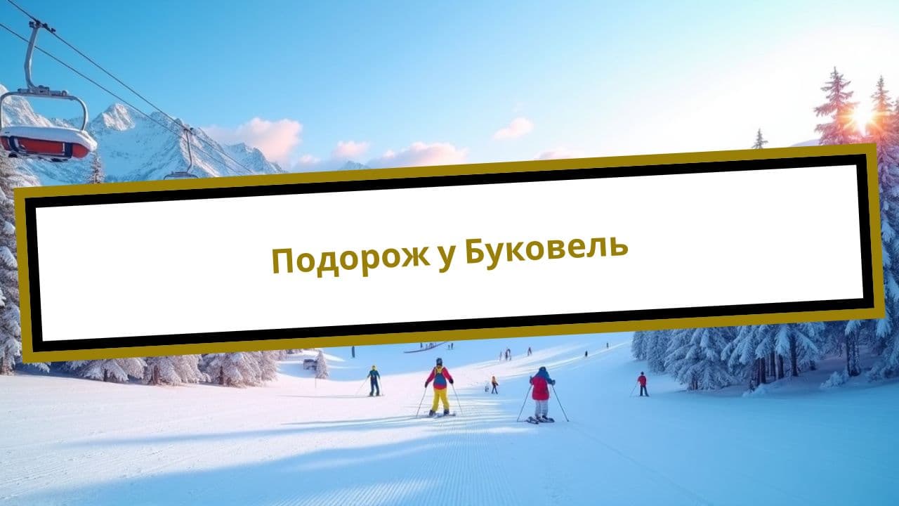 Подорож у Буковель