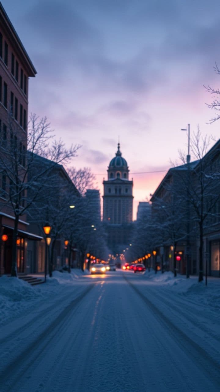 Зимняя поездка с любимой