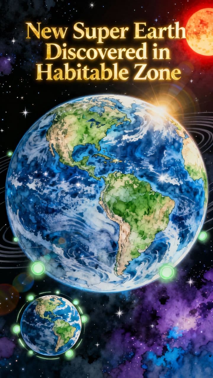 New Super Earth Discovered in Habitable Zone