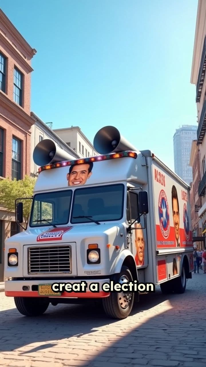 Election Campaign Jeep in Mawandiyur