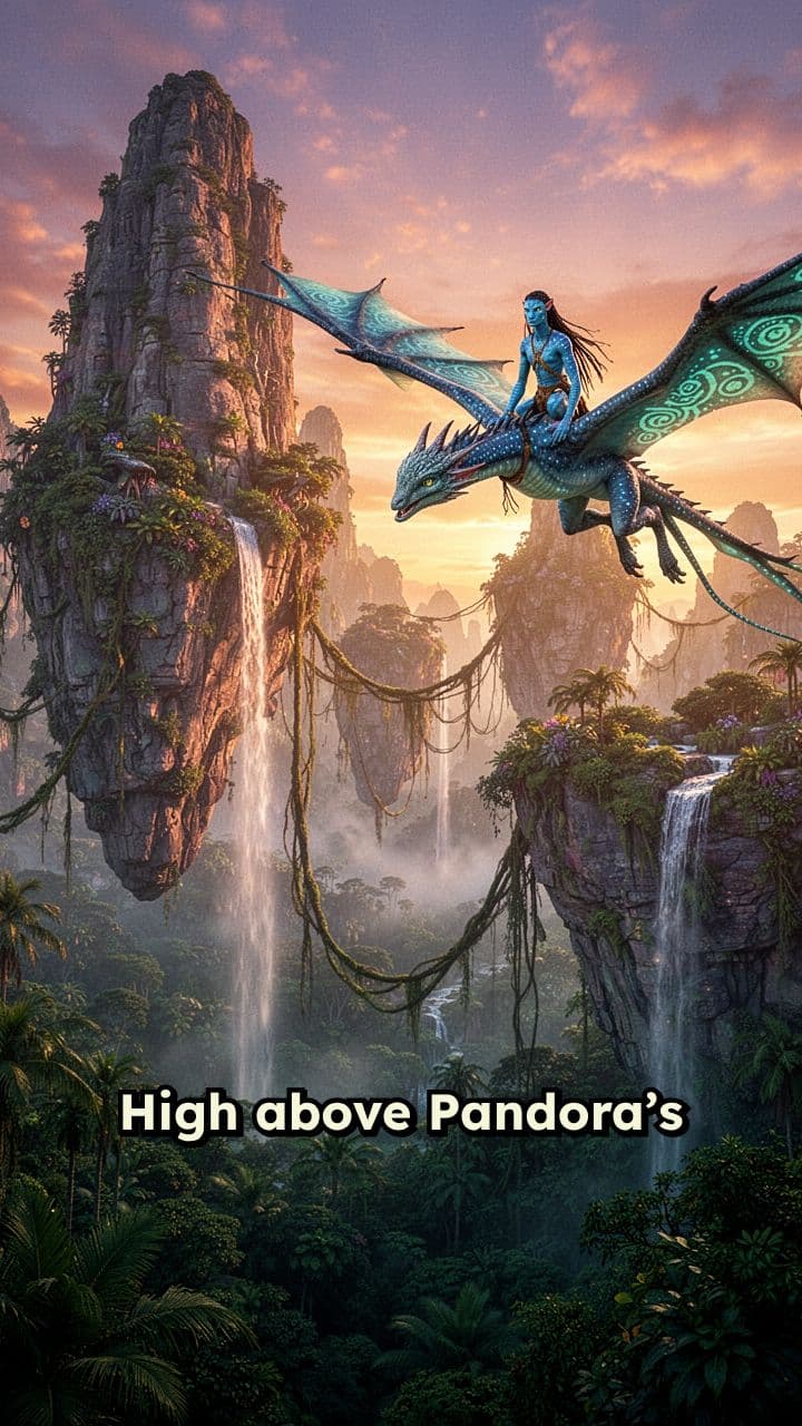 Bonding Flight Above Pandora