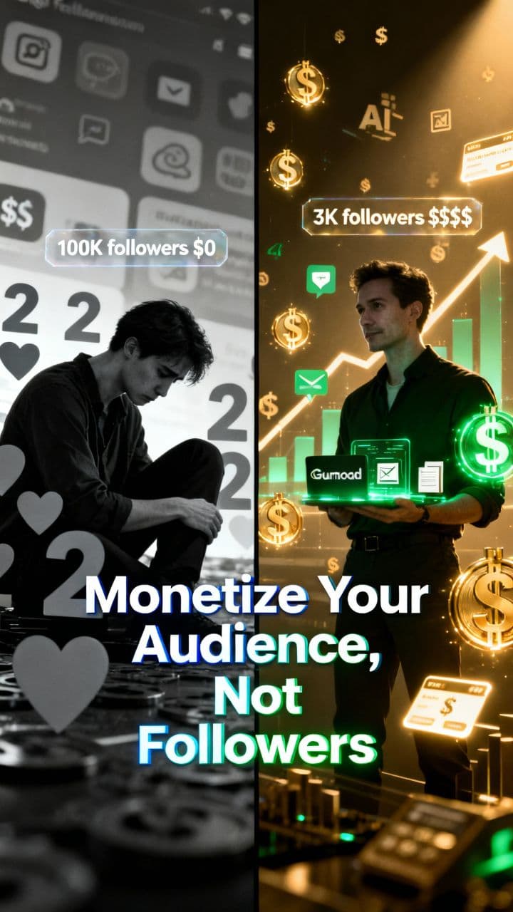 Monetize Your Audience, Not Followers