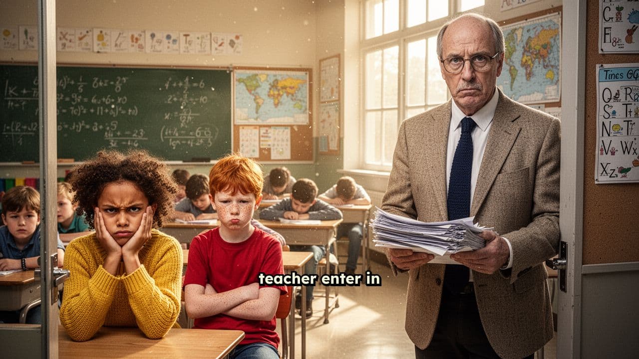 Unhappy Kids in the Classroom