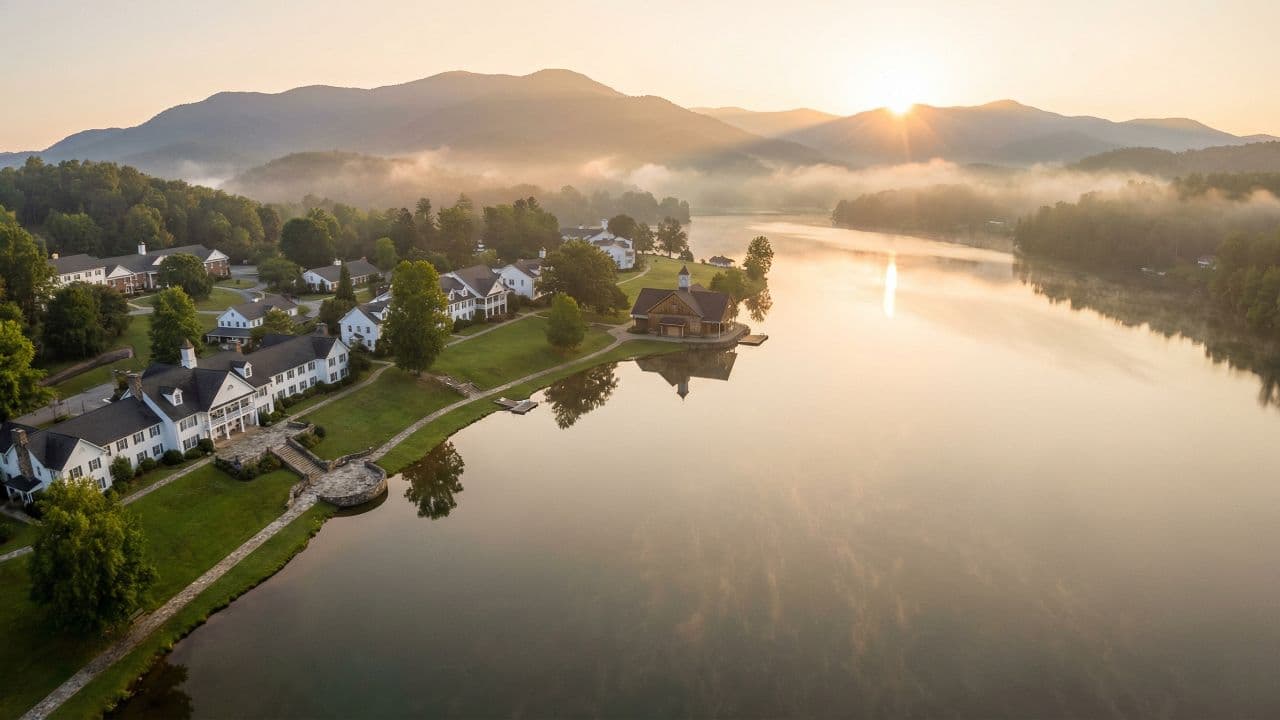 Sunrise Over Lake Junaluska