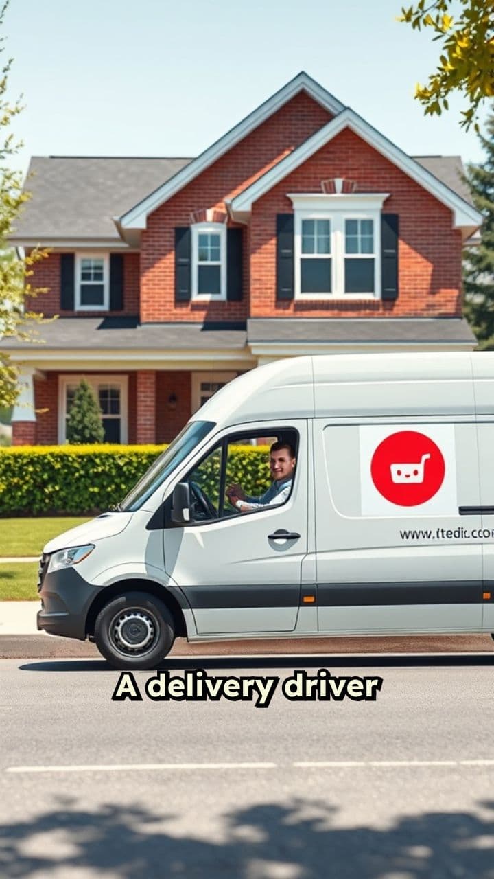 Delivery Driver Mistakes Homes for Drive-Thrus