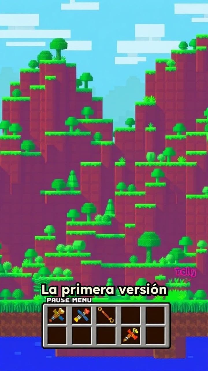 El olvido del menú de pausa en Minecraft