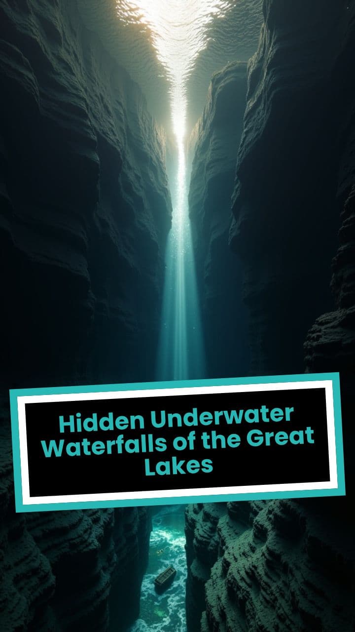 Hidden Underwater Waterfalls of the Great Lakes (with music)