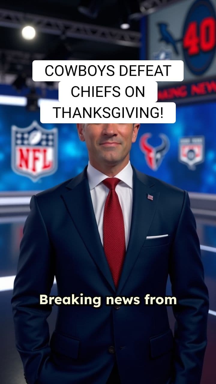 NFL Thanksgiving Thriller: Cowboys Defeat Chiefs