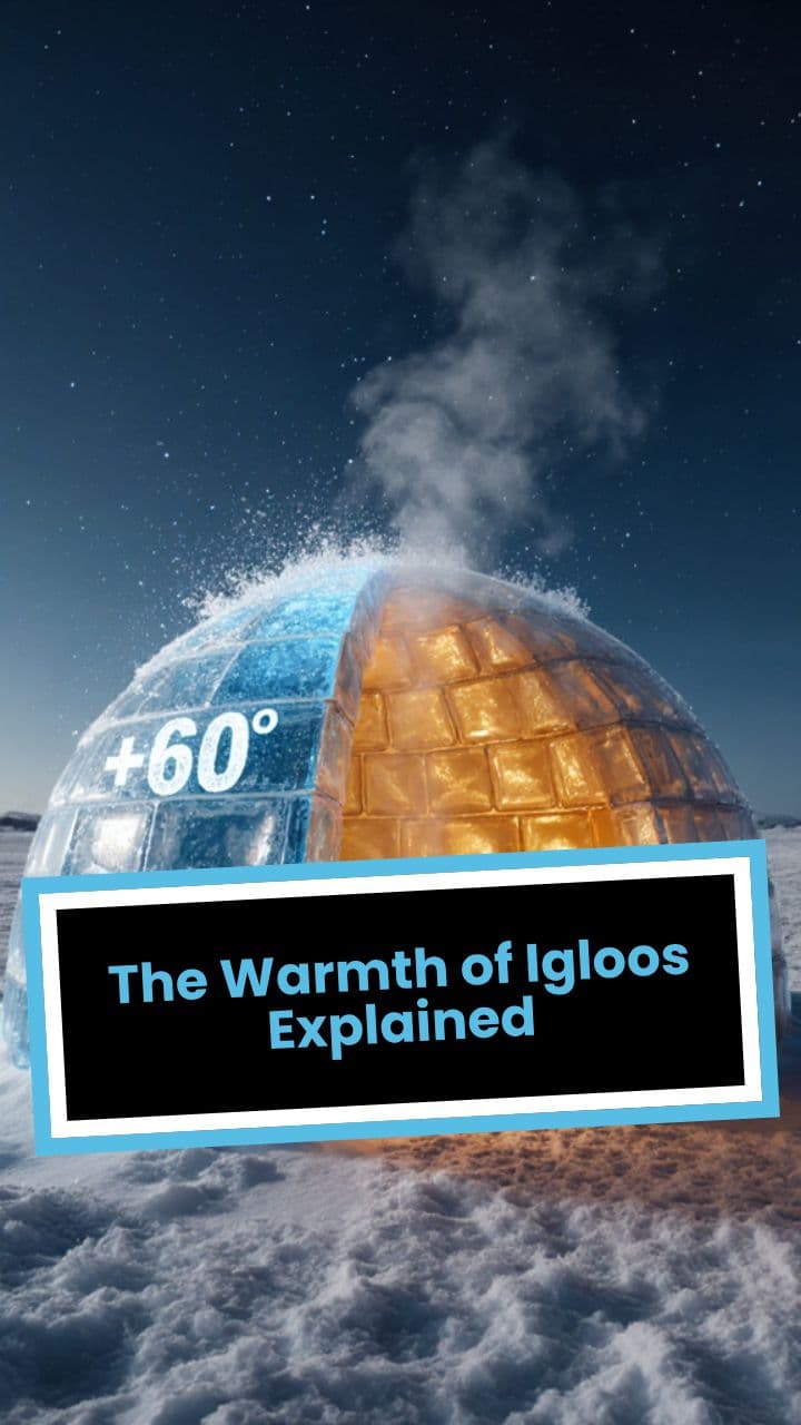 The Warmth of Igloos Explained