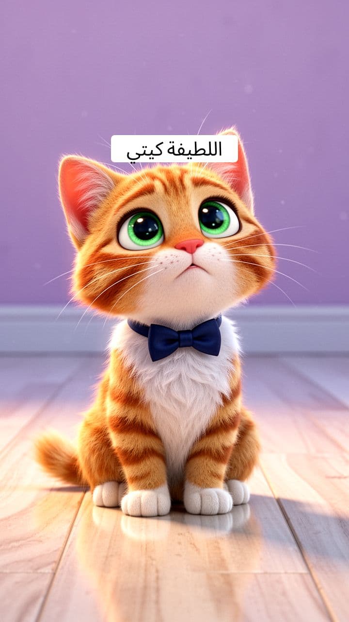 القطة كيتي المضحكة