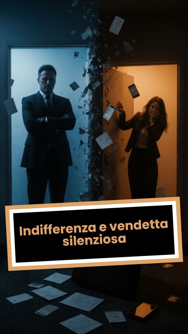 Indifferenza e vendetta silenziosa