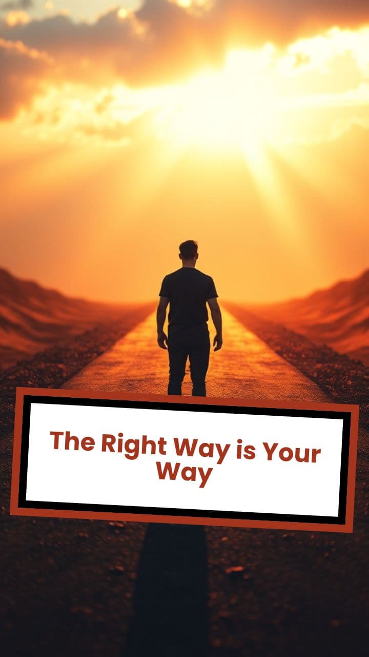 The Right Way is Your Way
