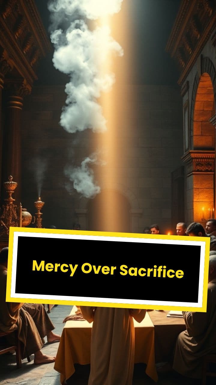 Mercy Over Sacrifice