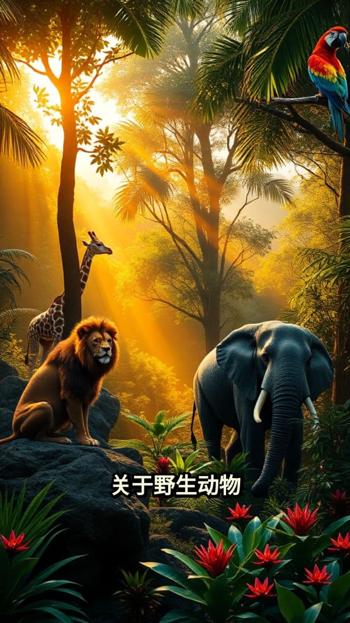 野生动物词汇视频