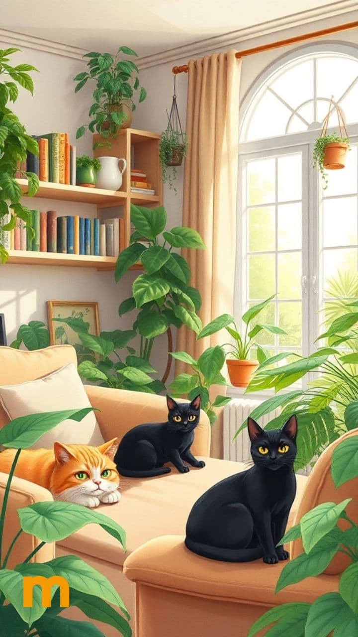 Sichere Pflanzen für Katzenliebhaber