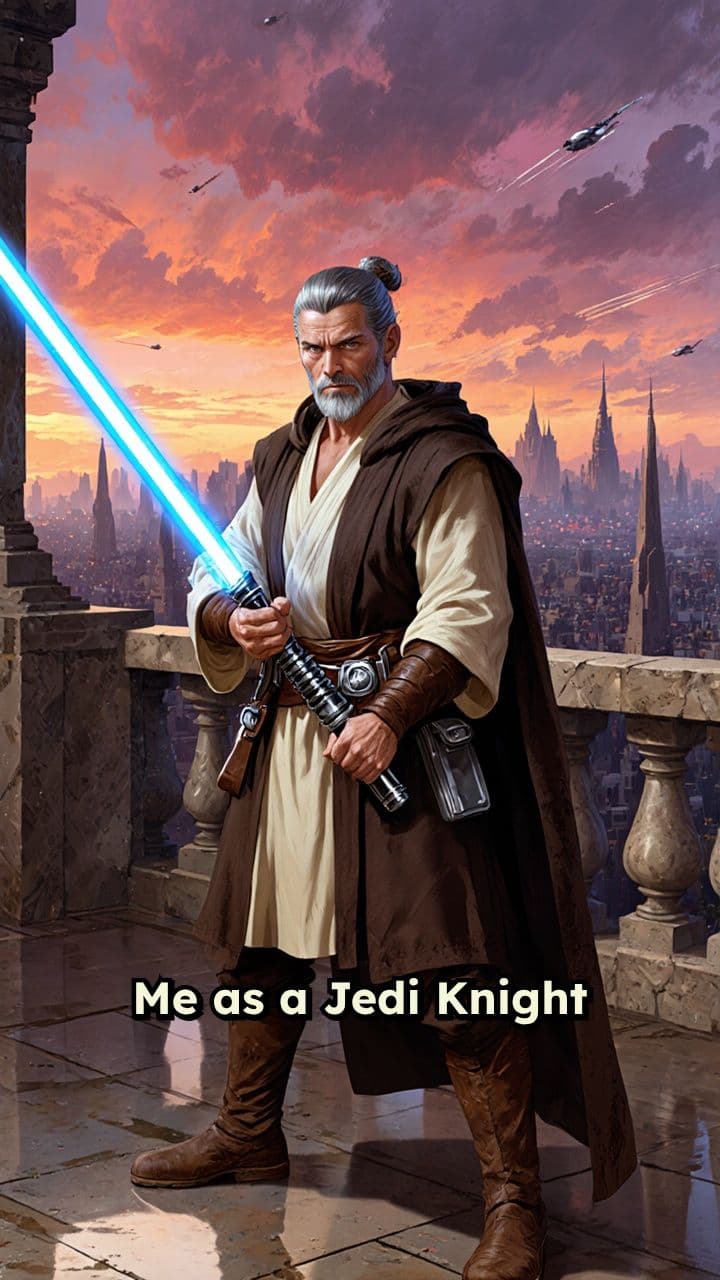 Jedi Knight Across Diverse Worlds