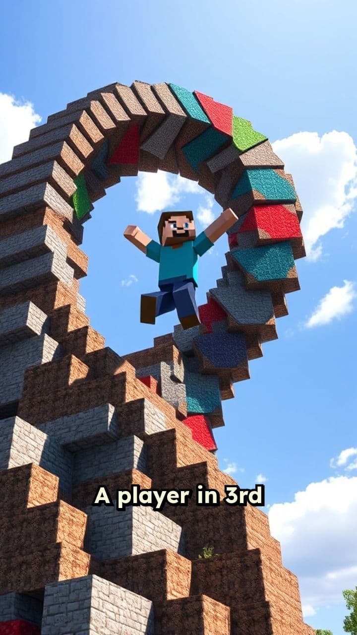 Parkour Spiral Gameplay in Third Person