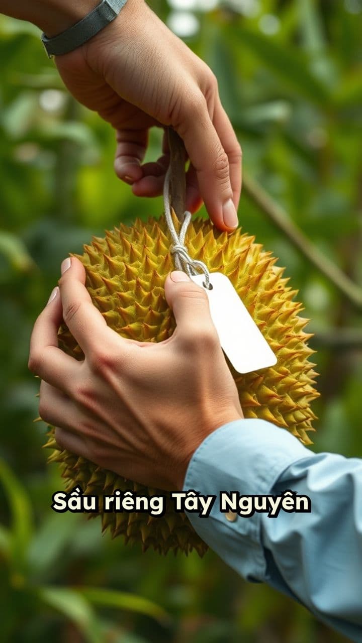 Sầu riêng Tây Nguyên và thẻ MSVT