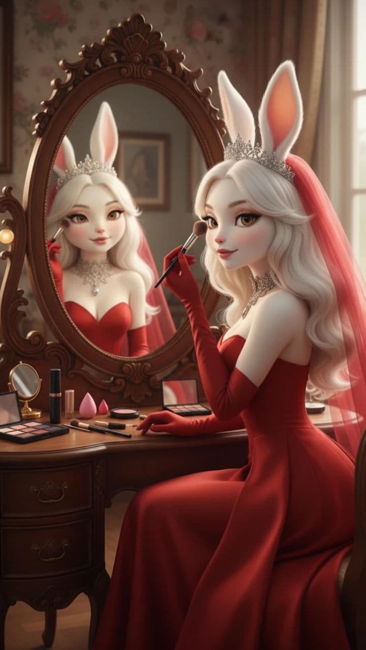 Elegant Rabbit Makeup Routine
