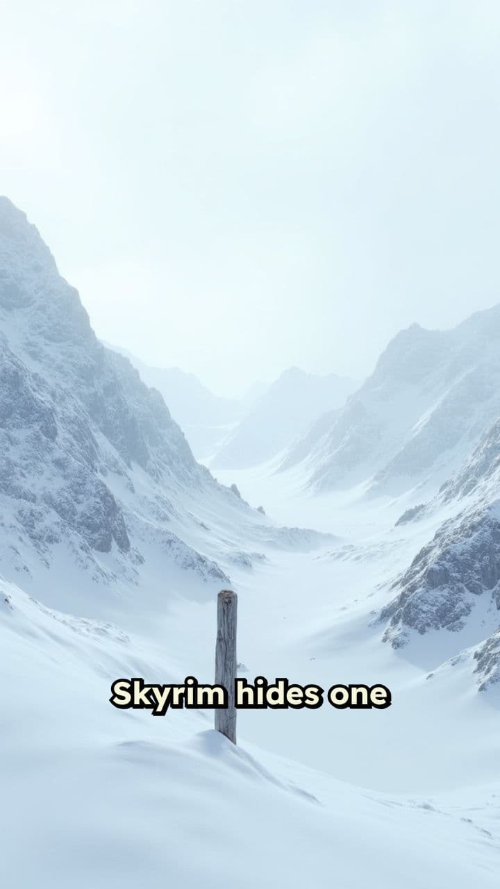 Hidden Tragedy in Skyrim's Mountains