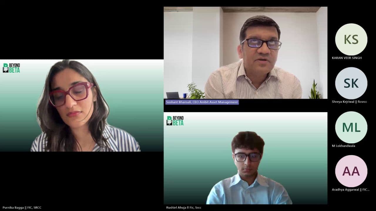 Insights from Mr. Sushant Bhansali on Investing