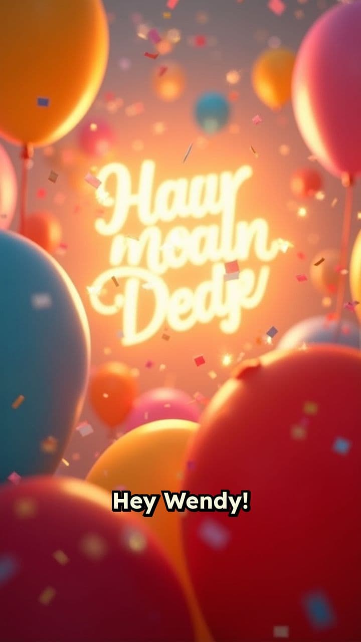 Happy Birthday Wendy