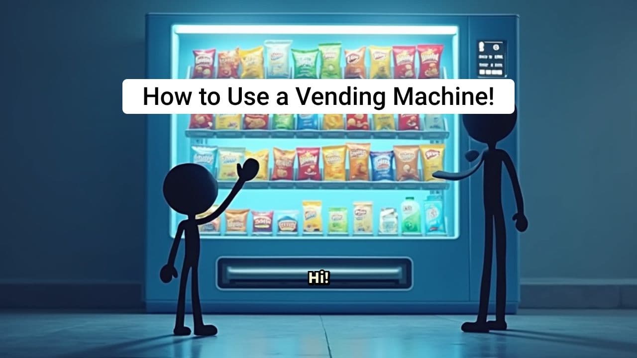 How to Use a Vending Machine with Stickman