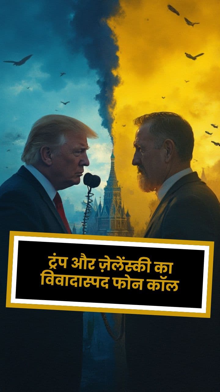 ट्रंप और ज़ेलेंस्की का विवादास्पद फोन कॉल