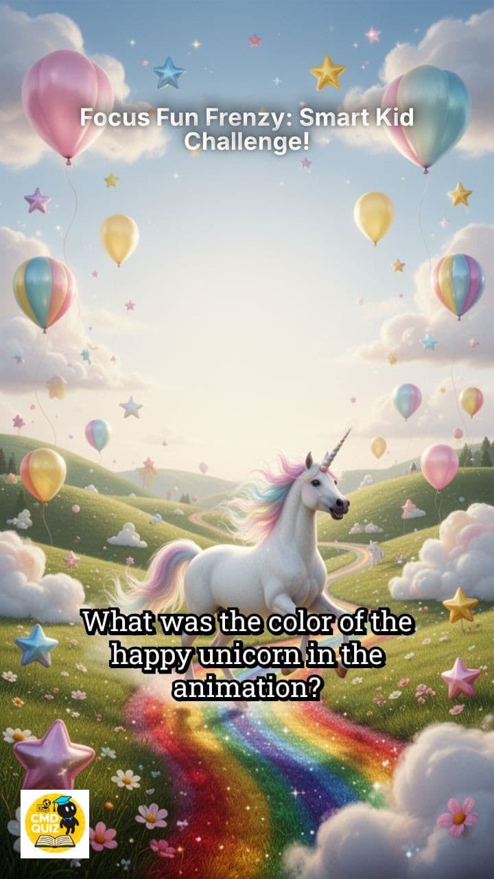 Focus Fun Frenzy: Smart Kid Challenge!