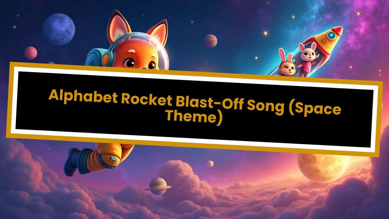Alphabet Rocket Blast-Off Song (Space Theme)