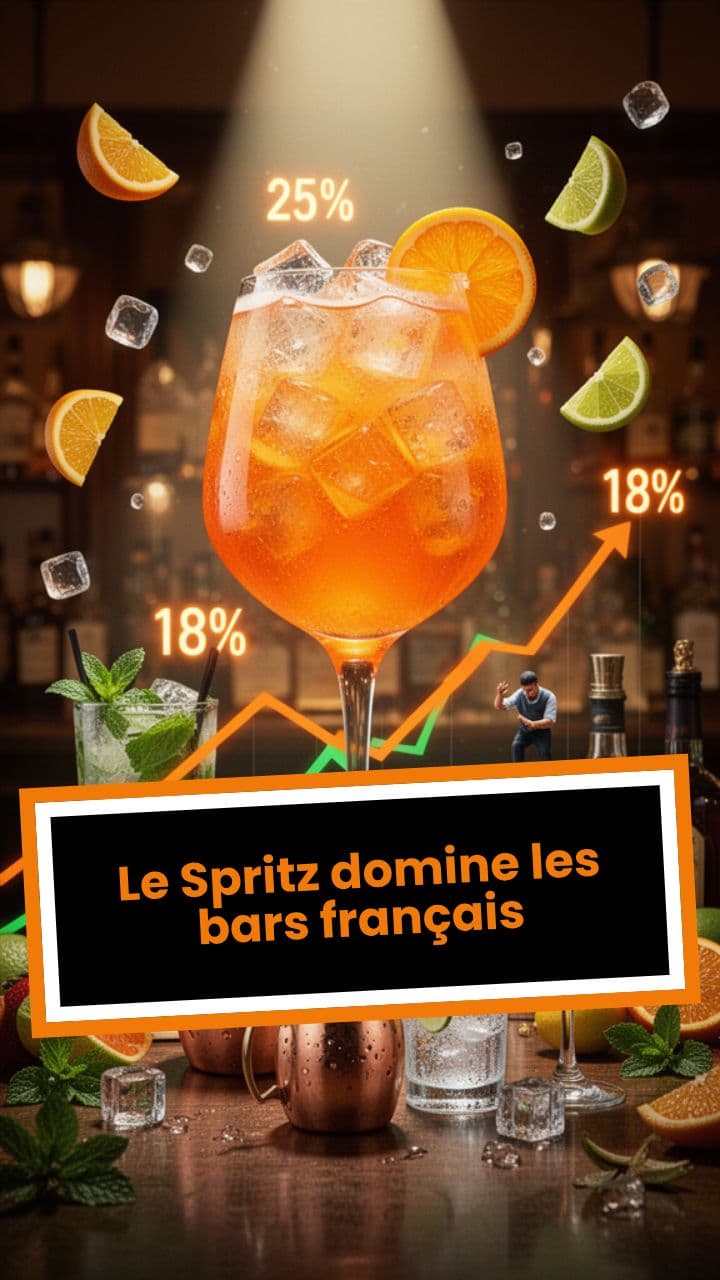 Le Spritz domine les bars français