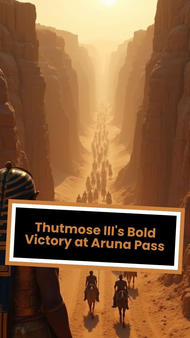 Thutmose III's Bold Victory at Aruna Pass