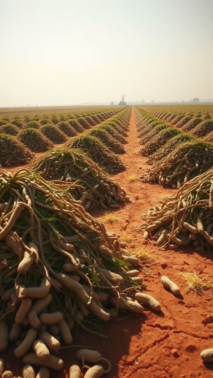 Peanut Harvest Dry Out