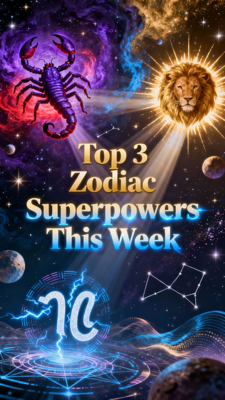 Top 3 Zodiac Superpowers This Week
