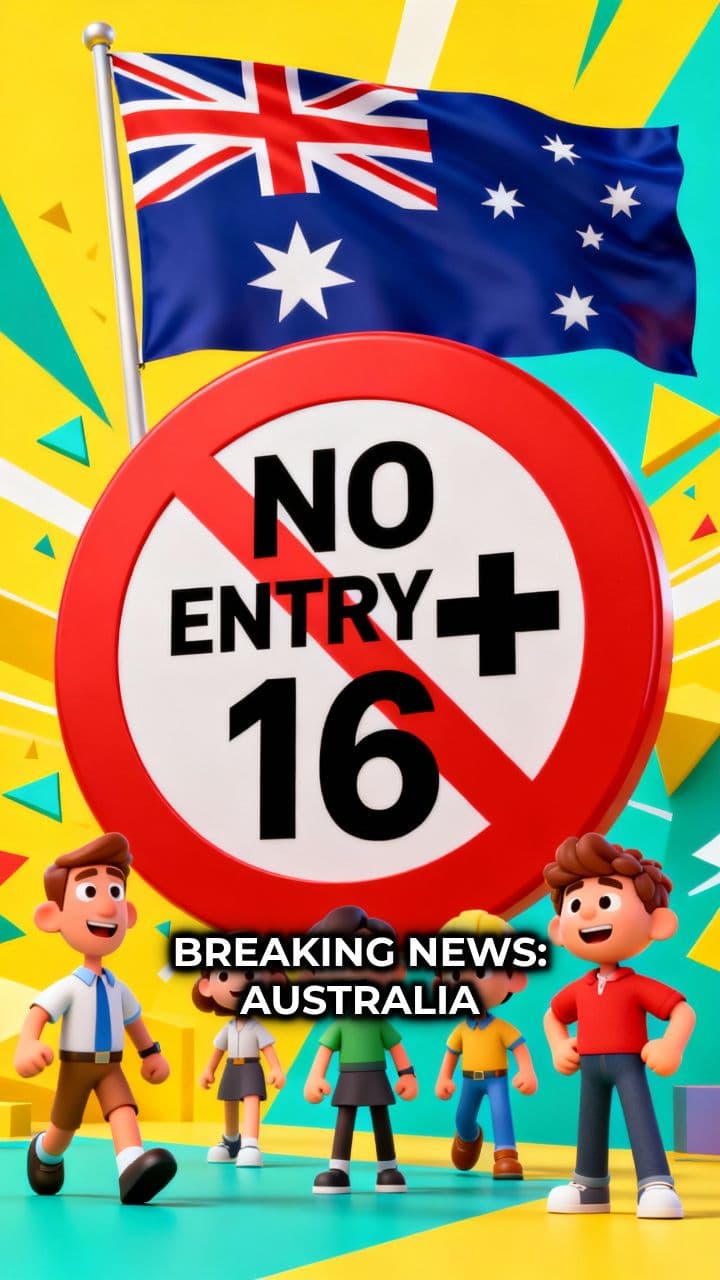 Australia Bans Social Media for Under 16s