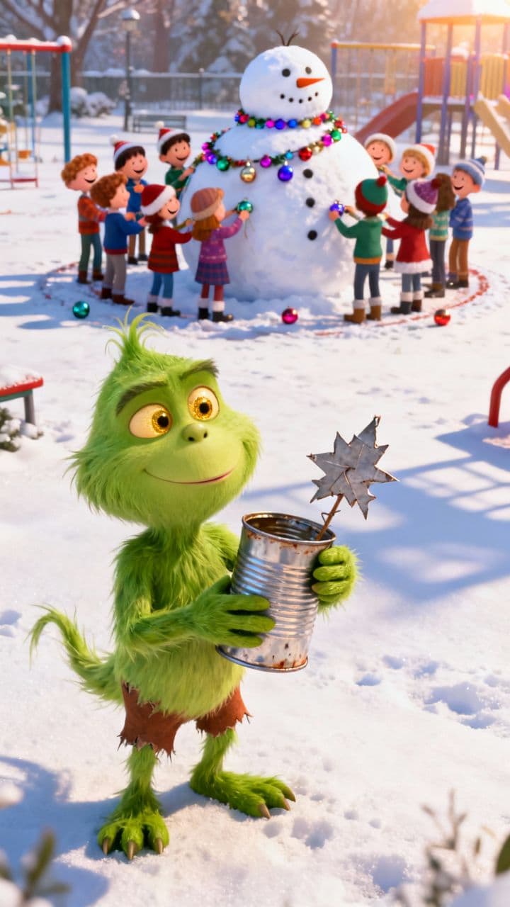 Baby Grinch's First Friend
