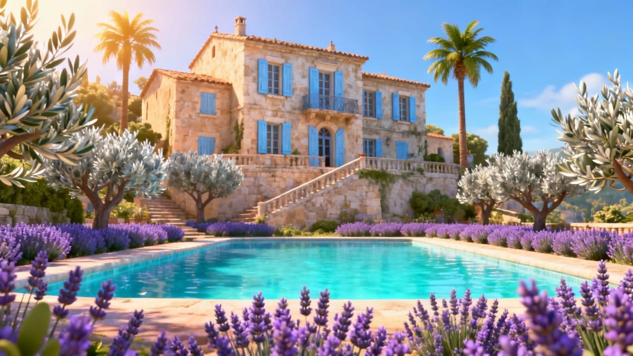 #7372-A Family Gathering in Grasse