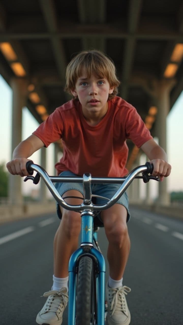 Fuga in bicicletta per una consegna urgente