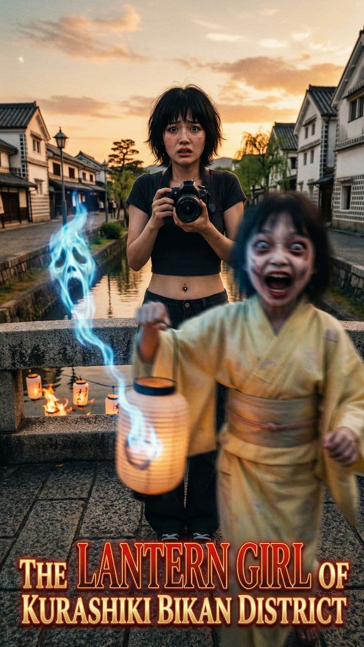 The Lantern Girl of Kurashiki Bikan District