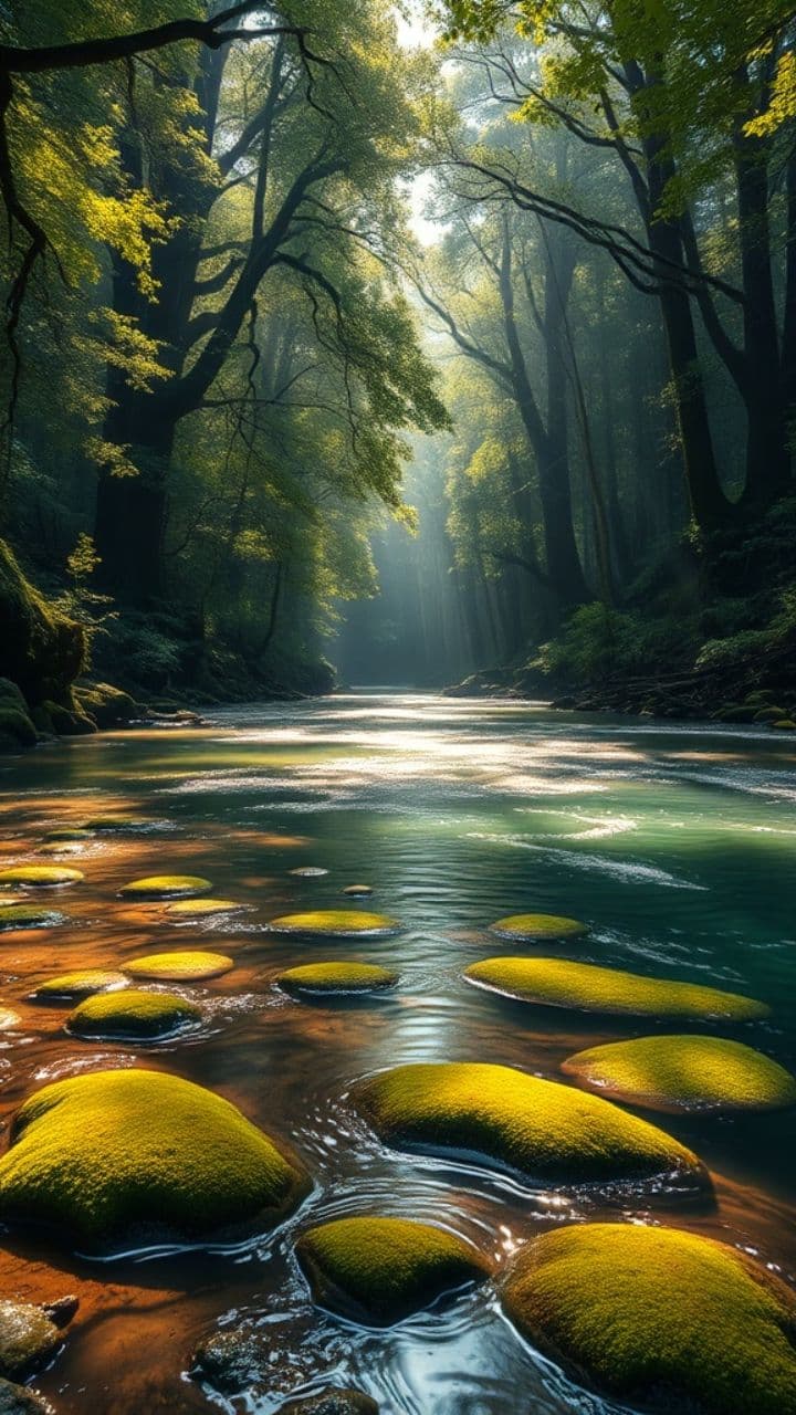 Serene Reflections on Acoustic Strings