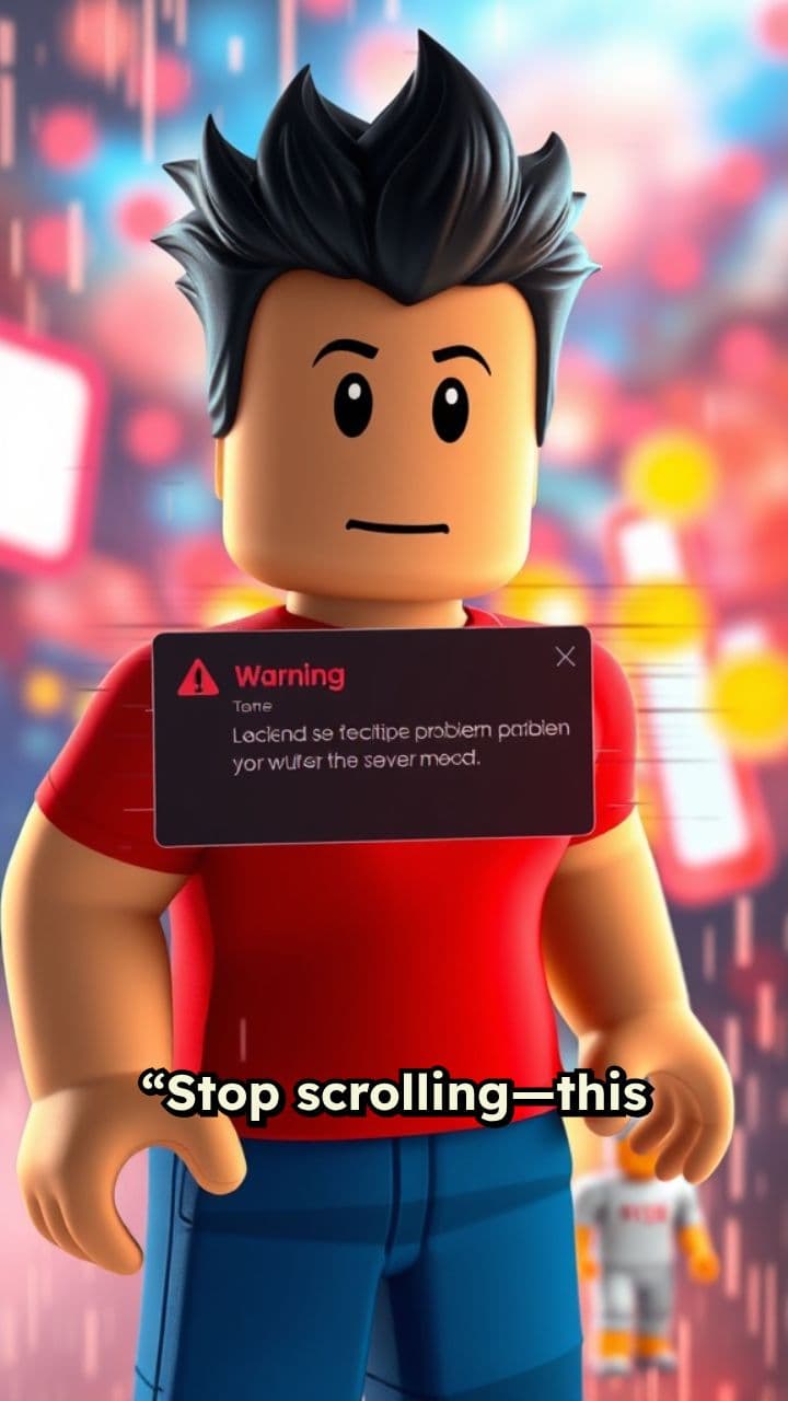 "Glitch in Roblox: A Terrifying Experience"