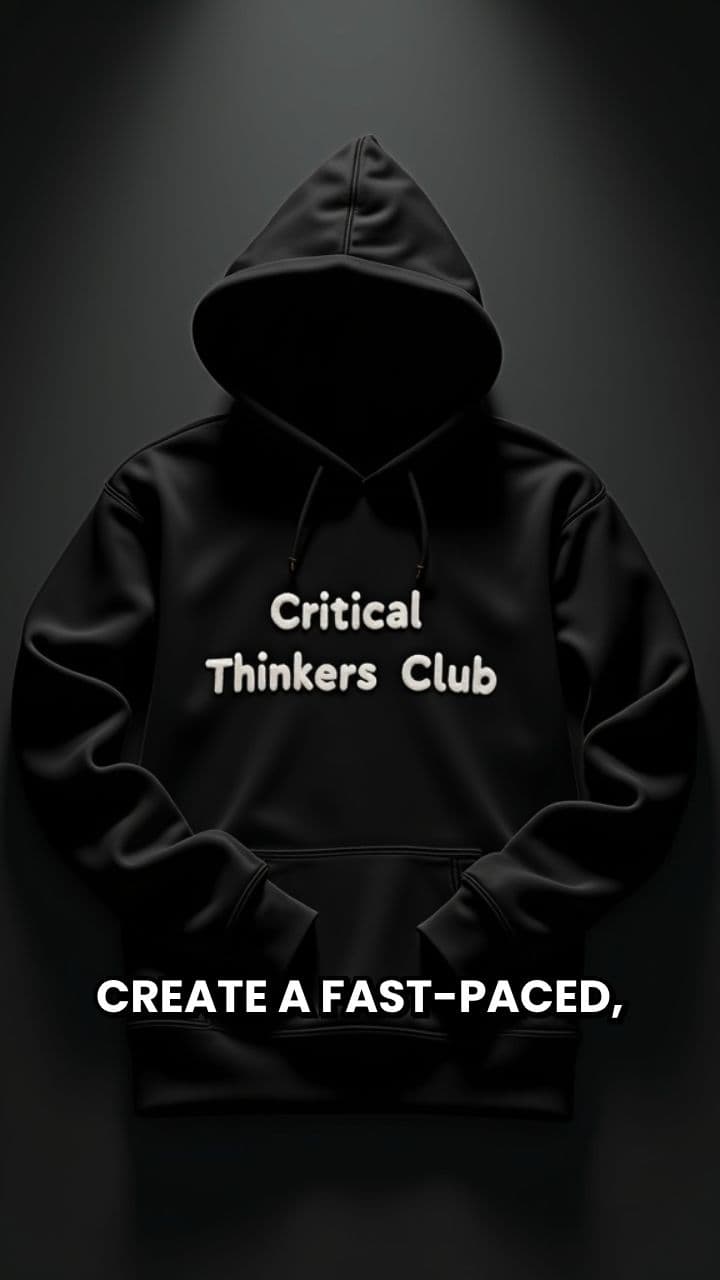 Promo do Hoodie "Critical Thinkers Club"