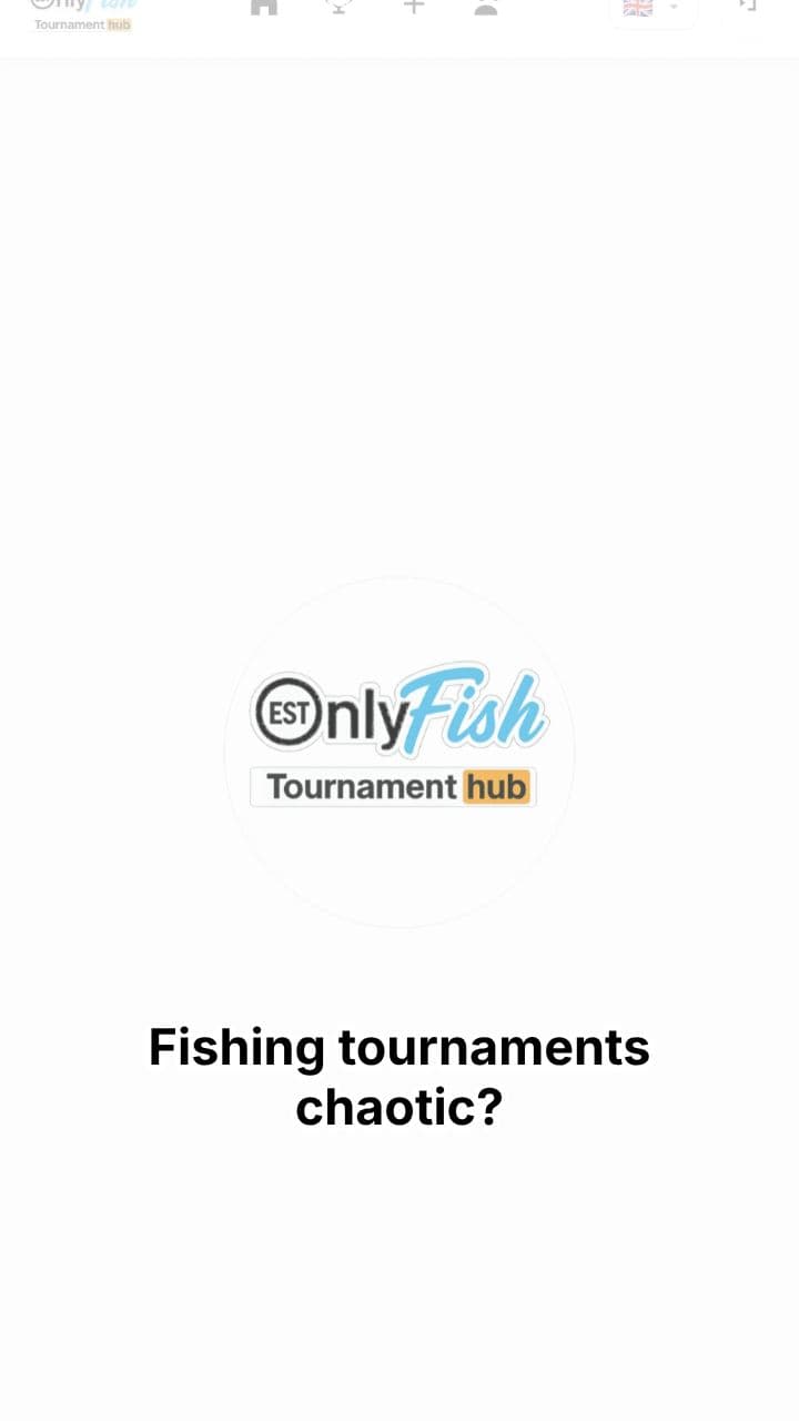 OnlyFish.ee - Simplify Your Fishing Tournaments