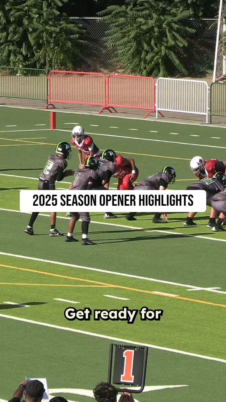 Son's Football Highlights: 2025 Season Opener