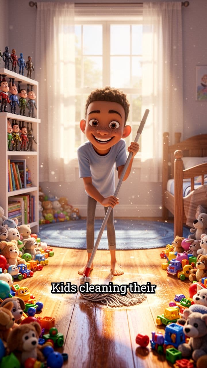 Kids’ Weird Cleaning System