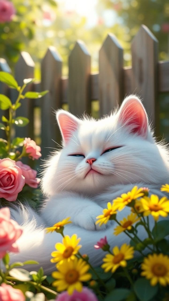 Relaxing AI Cat Video