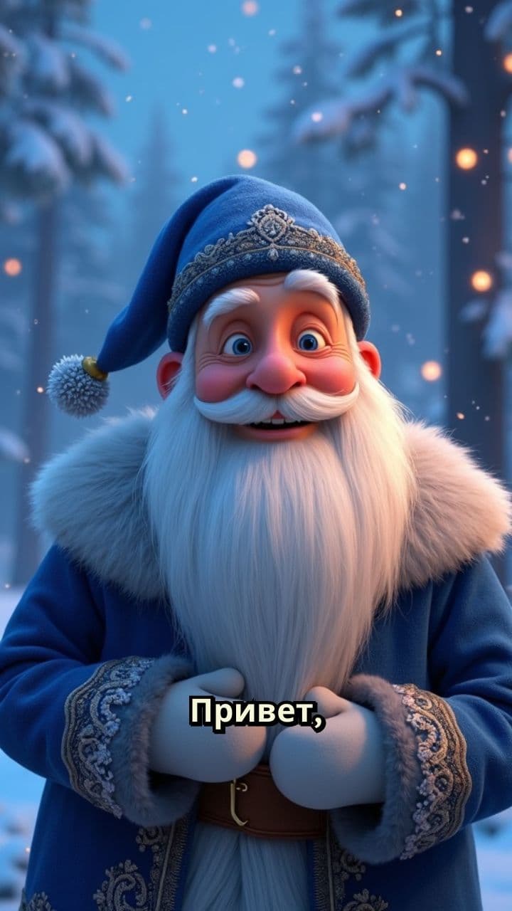 Новогоднее поздравление для Адама от Деда Мороза