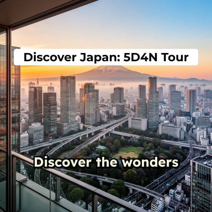 Tokyo Mt. Fuji and Yokohama 5D4N Tour